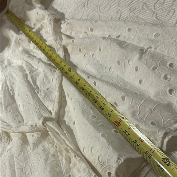 London Times White Bishop Sleeve Sundress. NWT. Size 6 - Picture 6 of 11